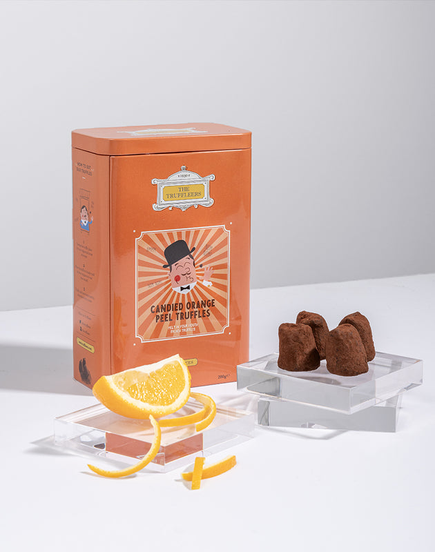 Candied Orange Peel Truffles - The Truffleers
