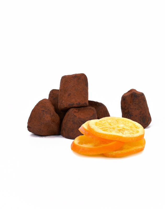 Candied Orange Peel Truffles - The Truffleers