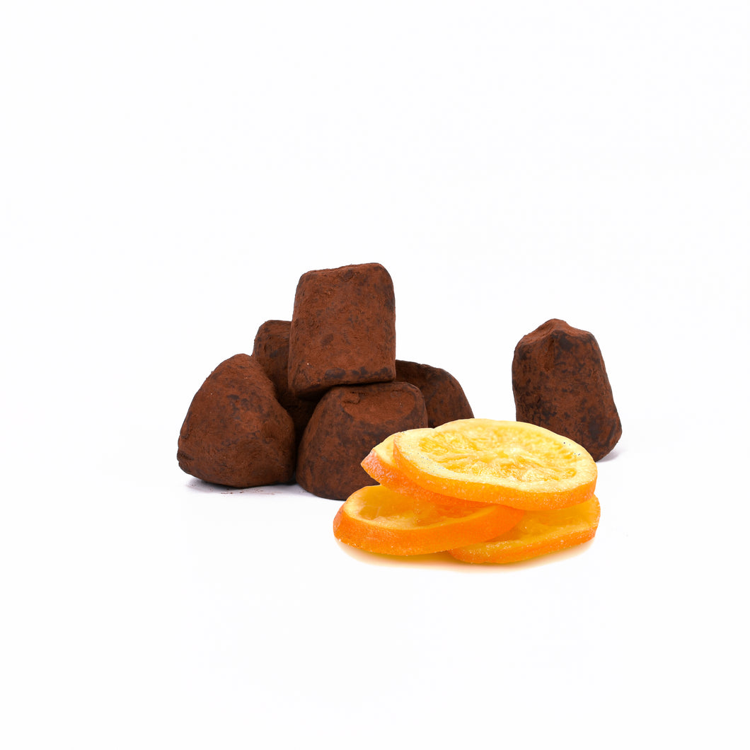 Candied Orange Peel Truffles
